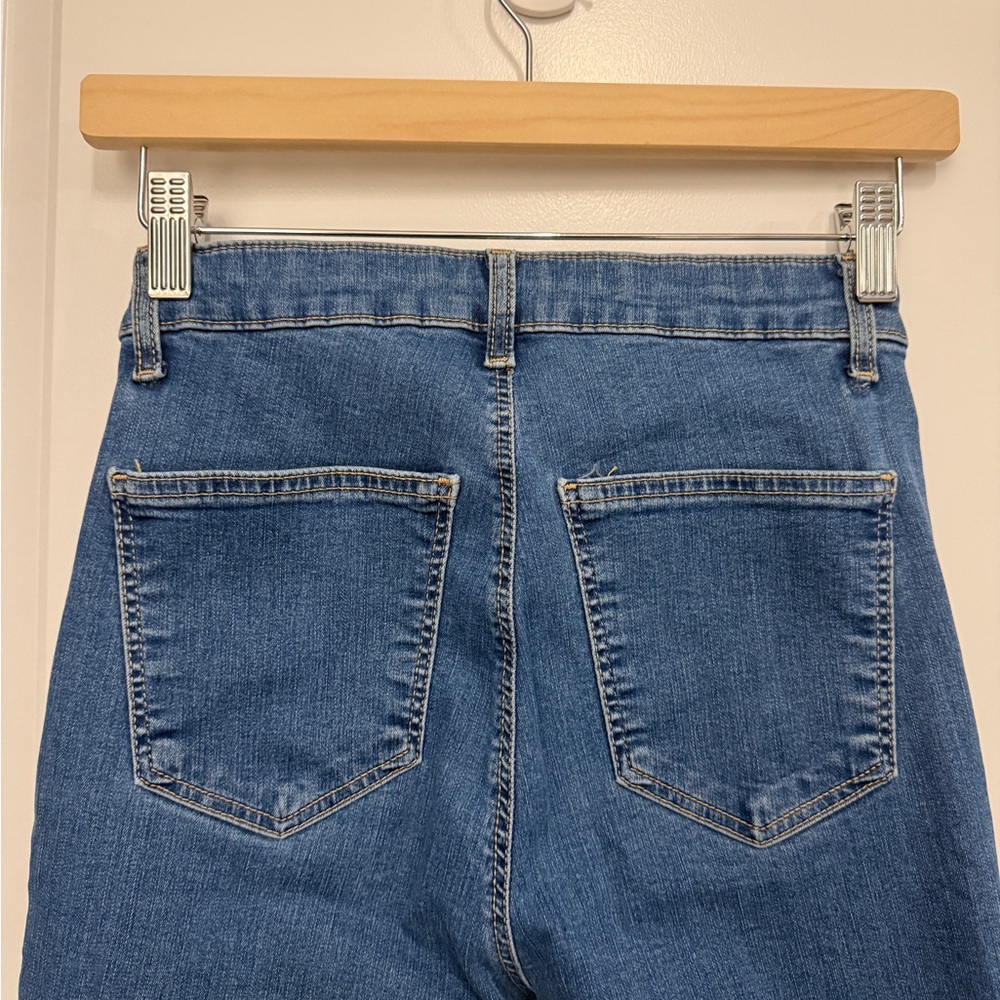 Topshop Joni High Rise Blue Women's Jeans - Picture 5 of 6